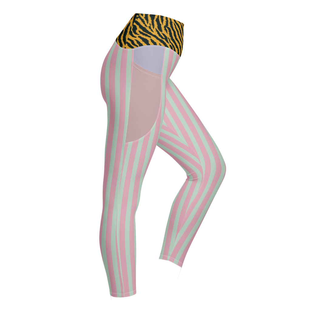 PRETTY IN TIGER Pocket Leggings