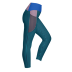 STRIPE X STRIPE Pocket Leggings