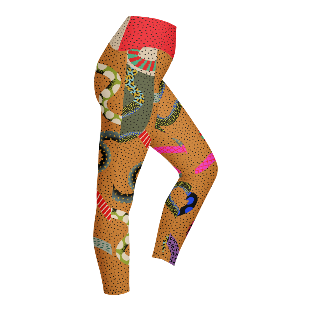 LEGGINGS À POCHES THE WIGGLES - MOUTARDE