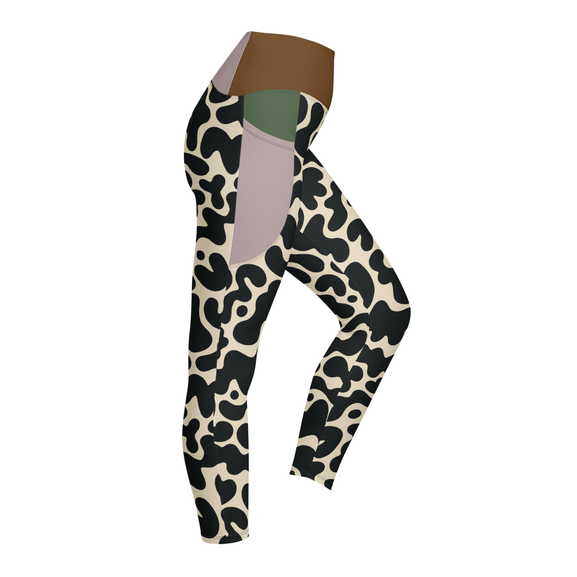 GOO GROOVE Pocket Leggings - WHITE