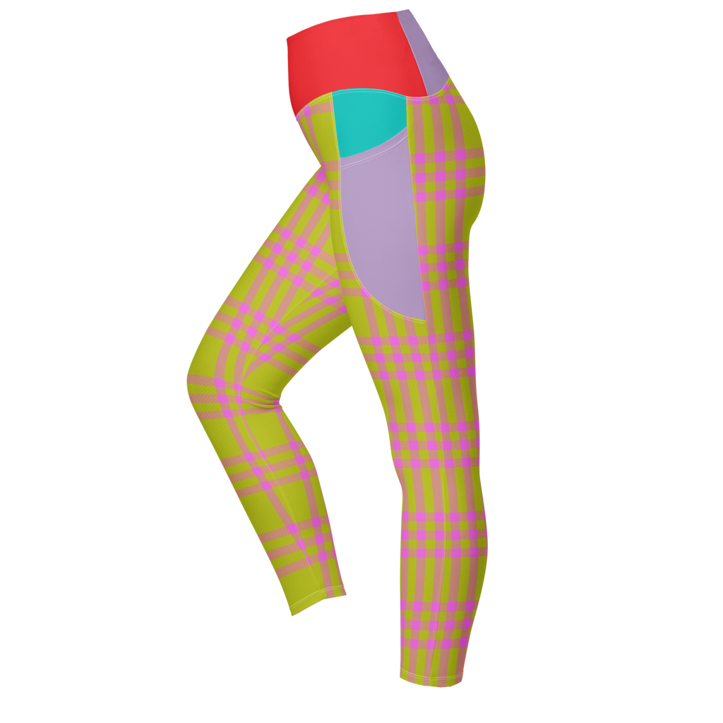 HARAJUKU PLAID Pocket Leggings