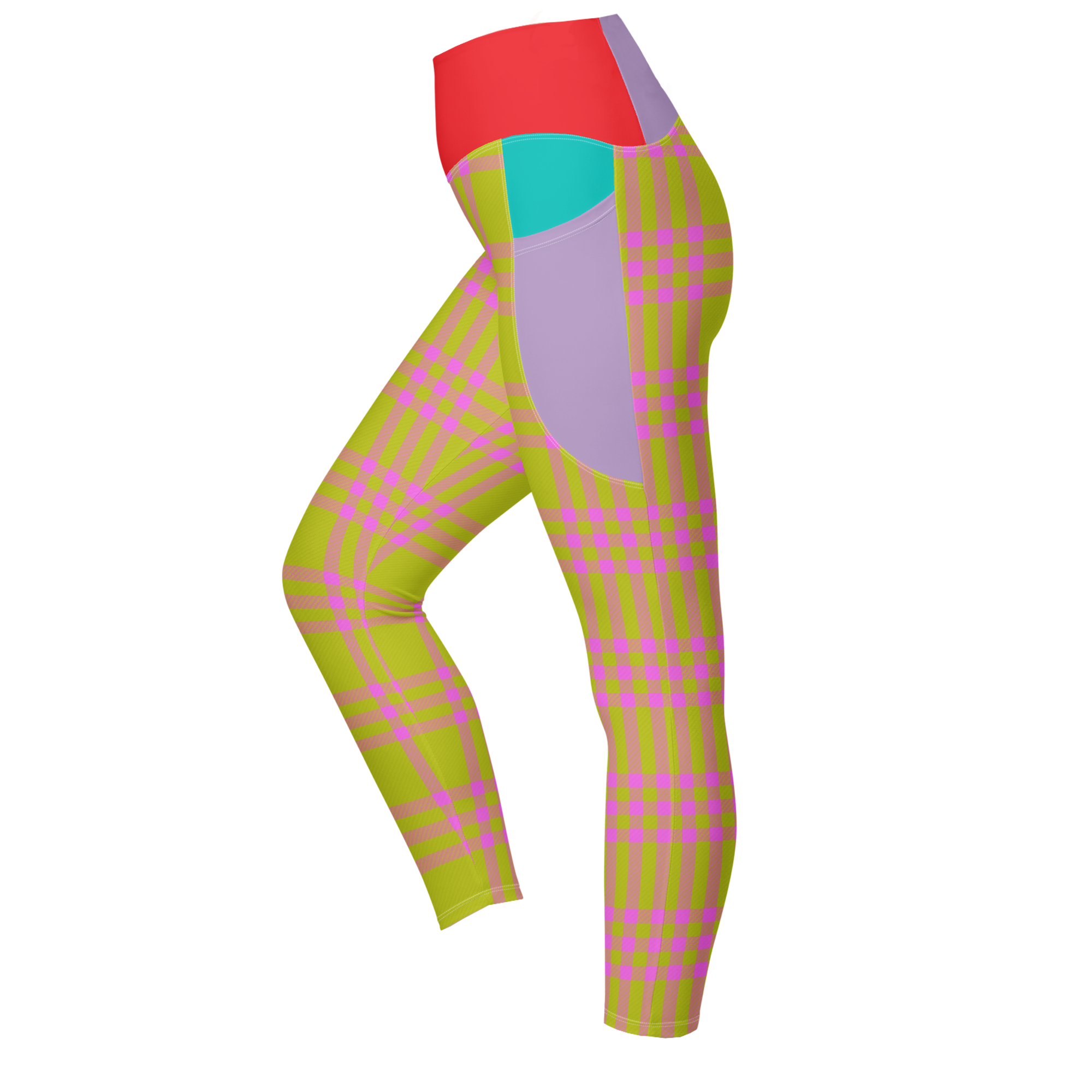 HARAJUKU PLAID Pocket Leggings