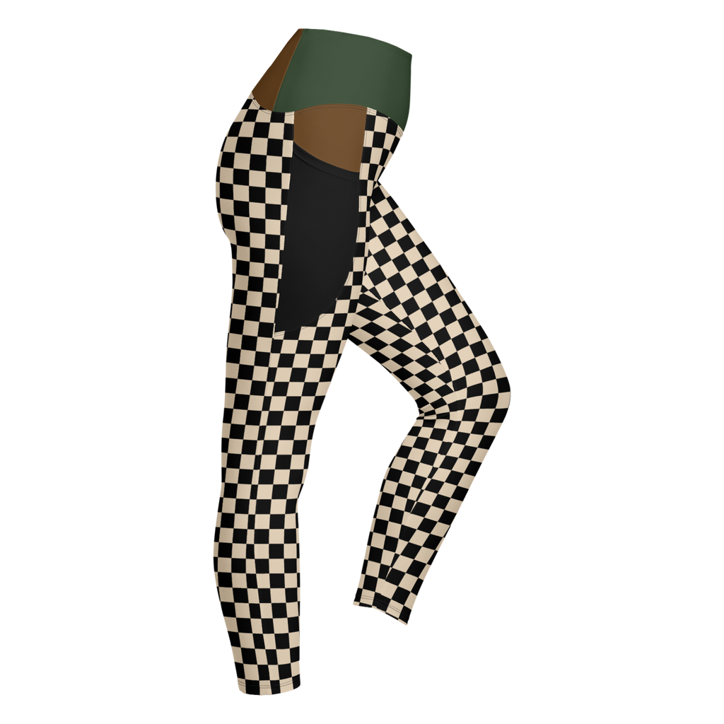 CHECKER POP Pocket Leggings