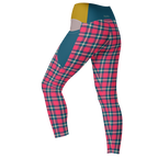 MOD TARTAN - LEGGINGS MIT TASCHEN 