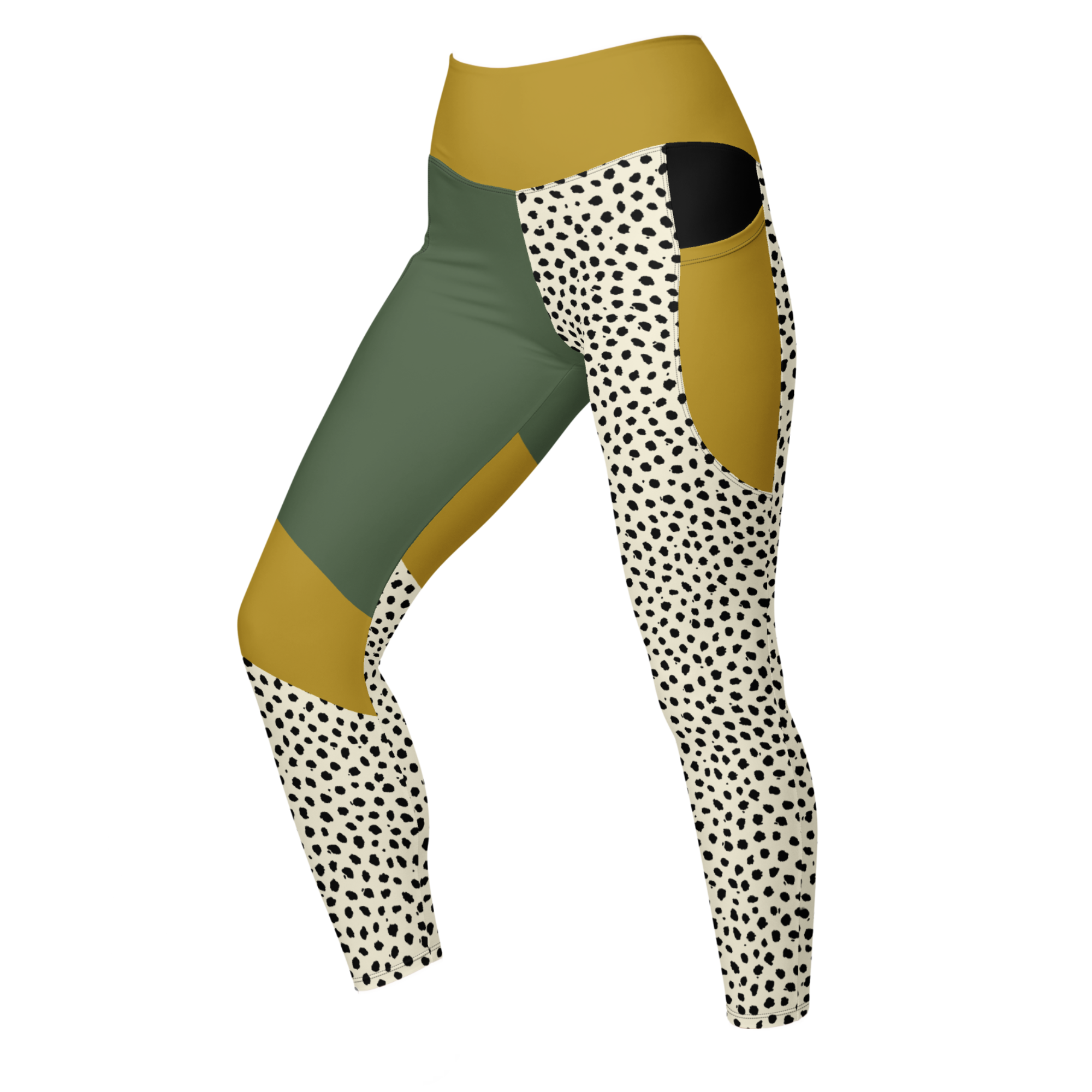 GEOMETRIC DOTS Pocket Leggings