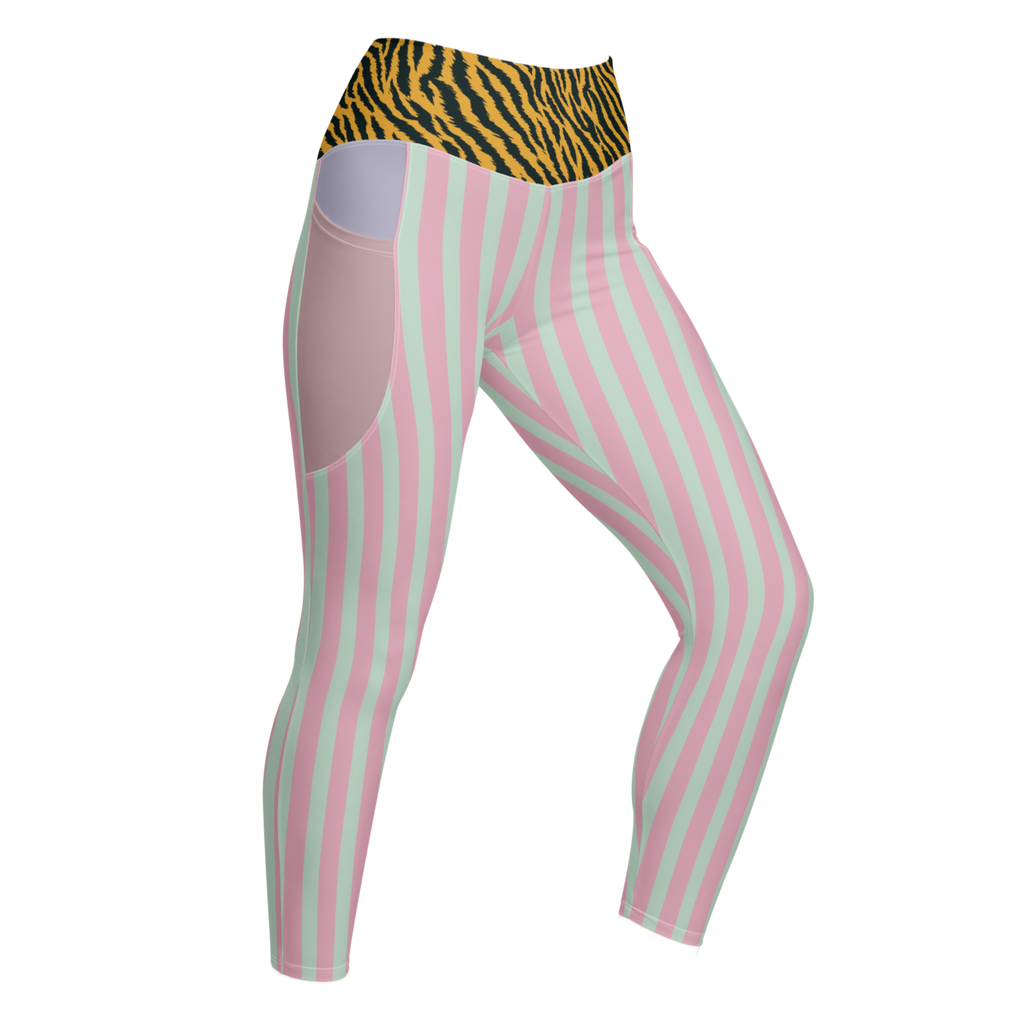 PRETTY IN TIGER Pocket Leggings