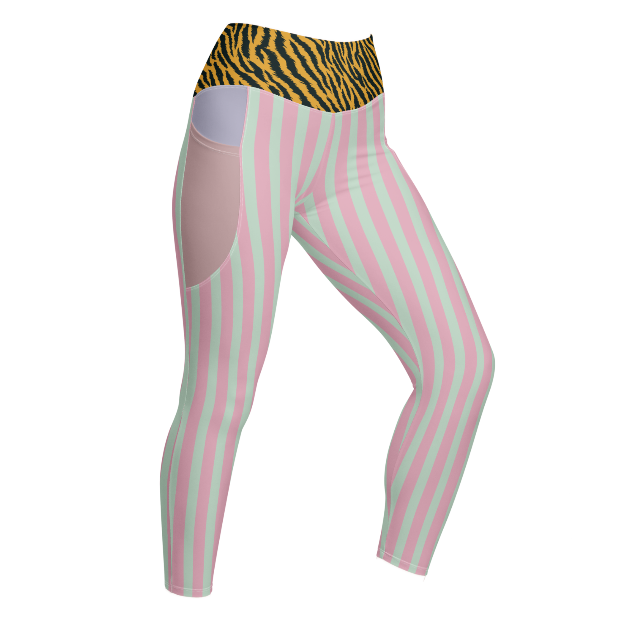 PRETTY IN TIGER Pocket Leggings