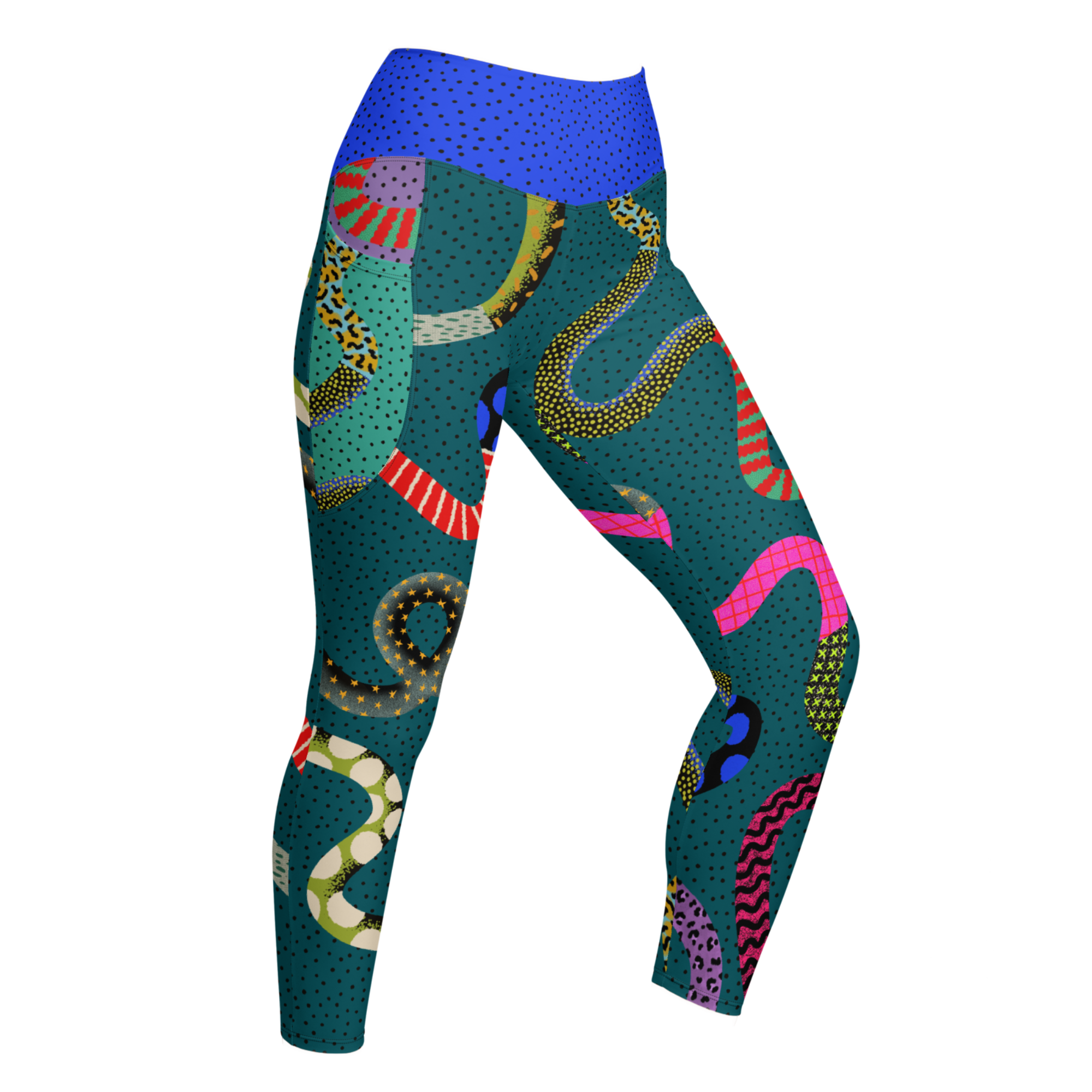 THE WIGGLES Pocket Leggings - TEAL