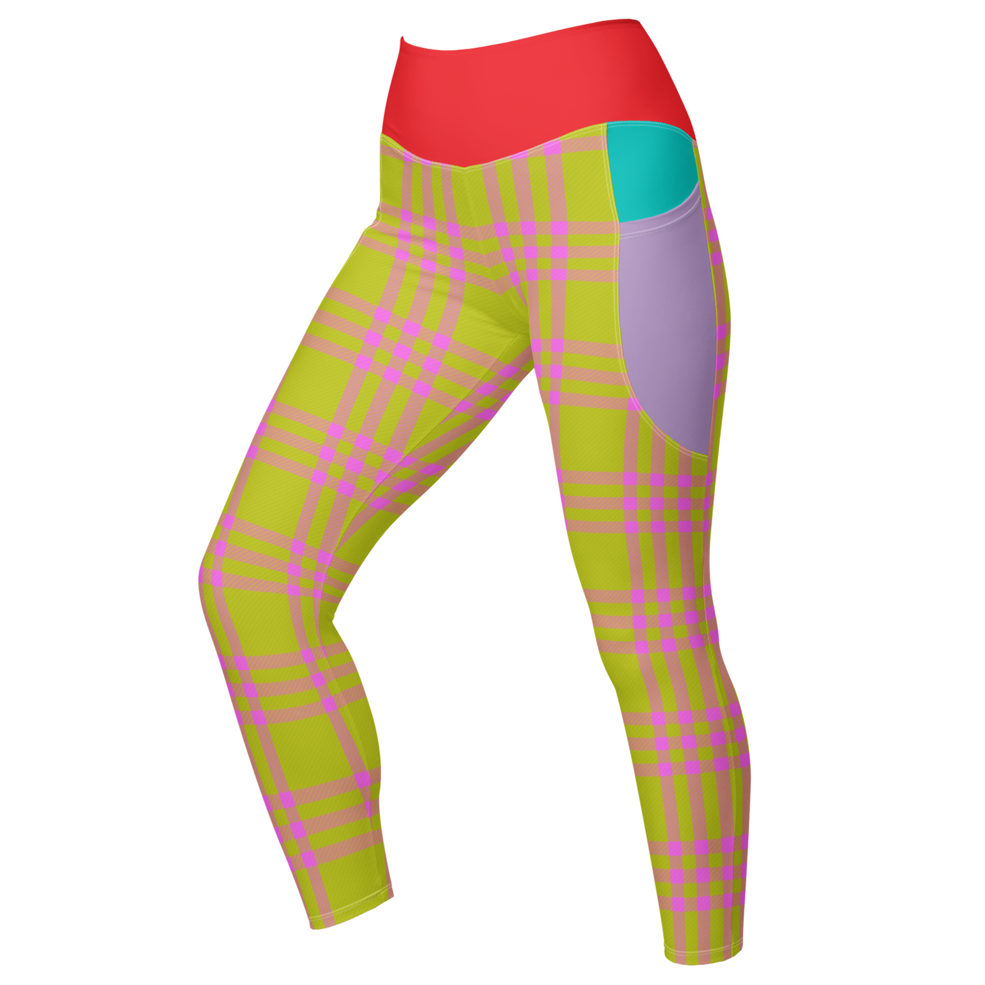 HARAJUKU PLAID Pocket Leggings