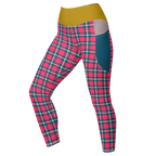 MOD TARTAN - LEGGINGS MIT TASCHEN 