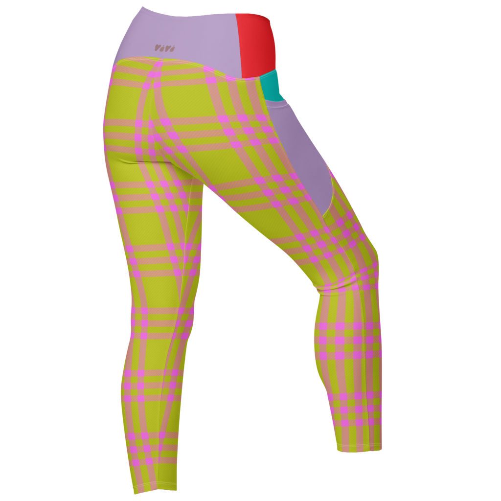 HARAJUKU PLAID Pocket Leggings