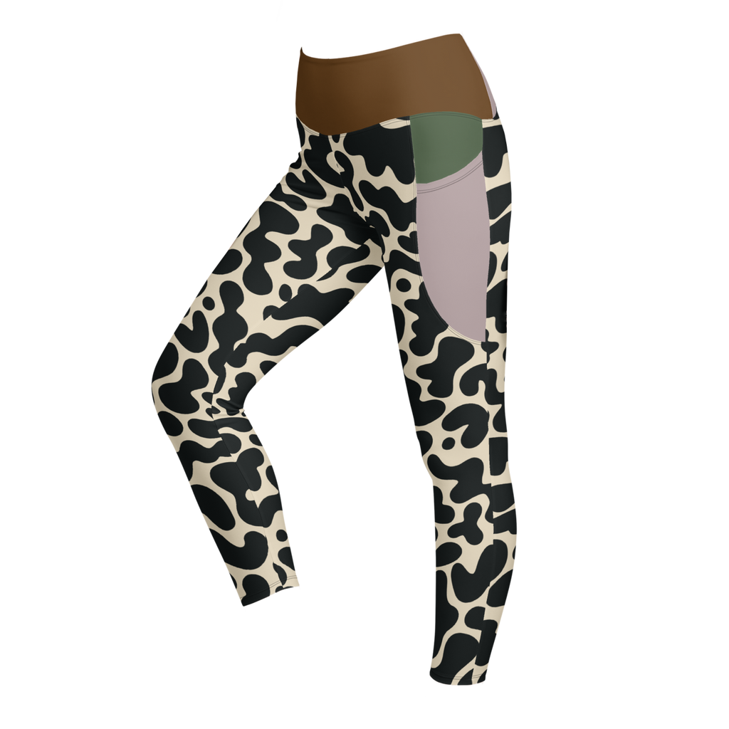 GOO GROOVE Pocket Leggings - WHITE