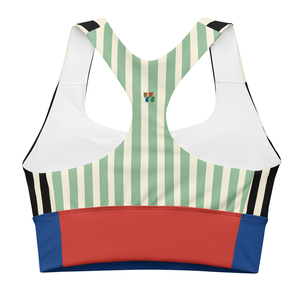CARNIVAL STRIPE Wireless Sport Bra - CIRCUS COLOR MIX