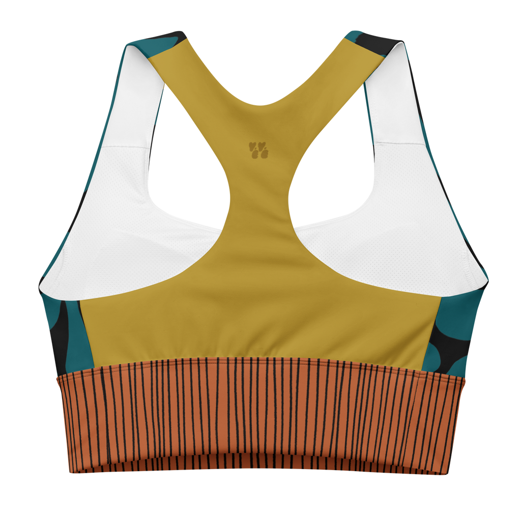 VINTAGE MAUI Wireless Sport Bra - Hawaiian print