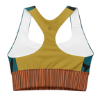 VINTAGE MAUI Wireless Sport Bra - Hawaiian print