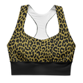 LEOPARD LOVER Wireless Sport Bra - MUSTARD