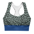 Leopard print sport bra - Hipster style gym outfit