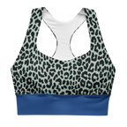 Leopard print sport bra - Hipster style gym outfit