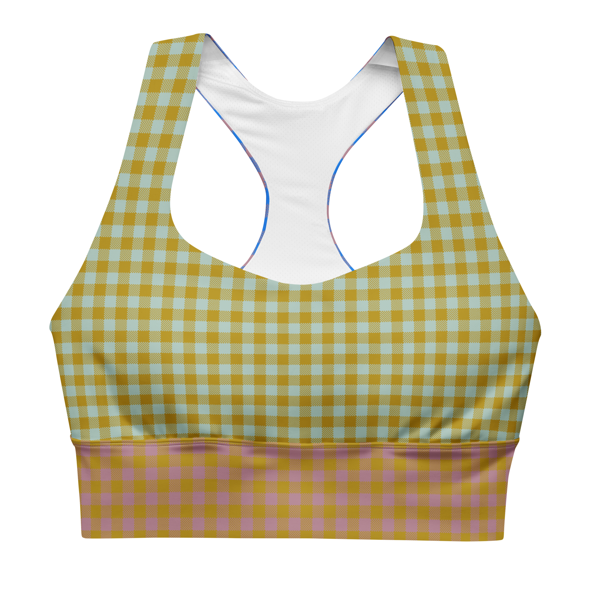 GINGHAM LOVER Wireless Sport Bra