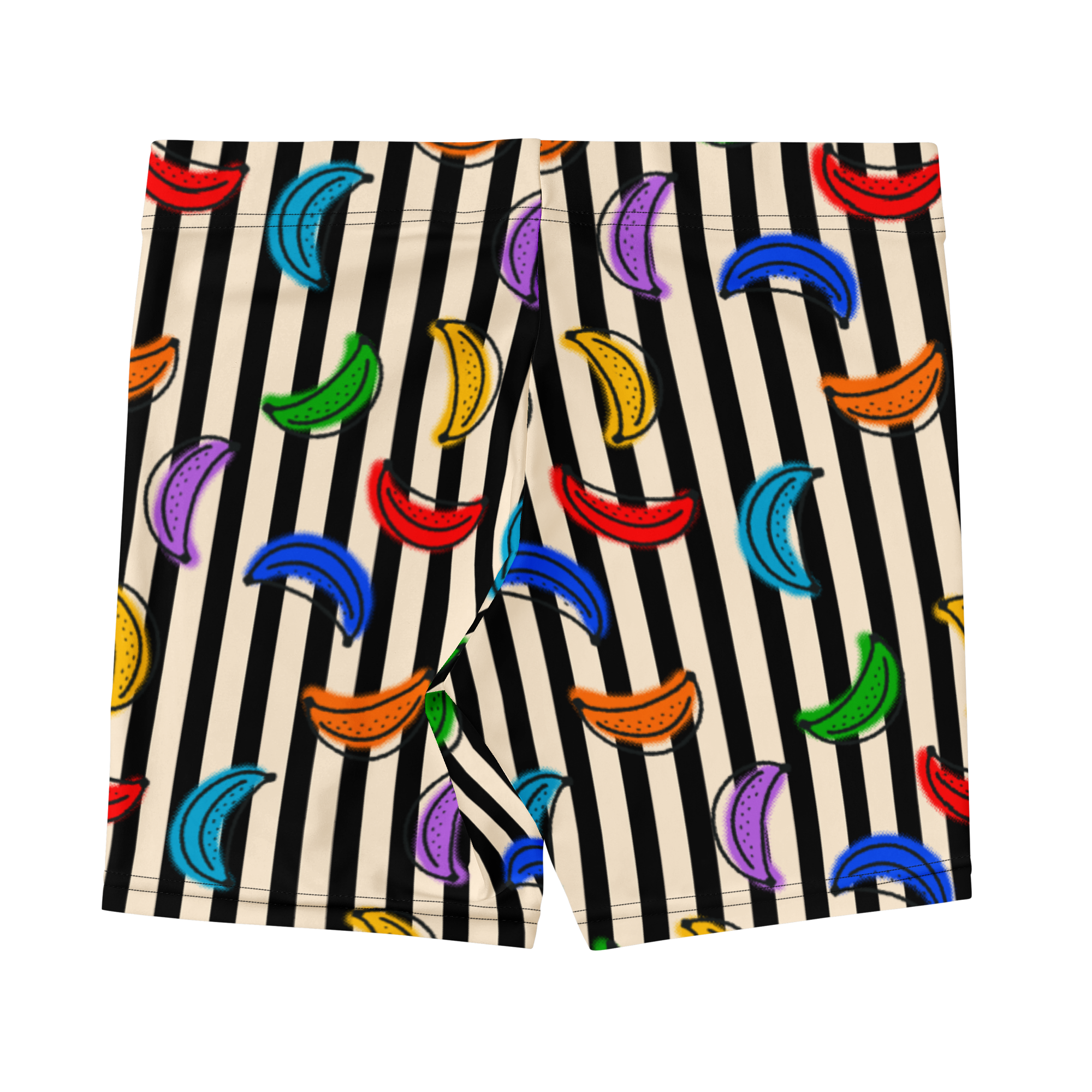 RAINBOW BANANA Bike Shorts
