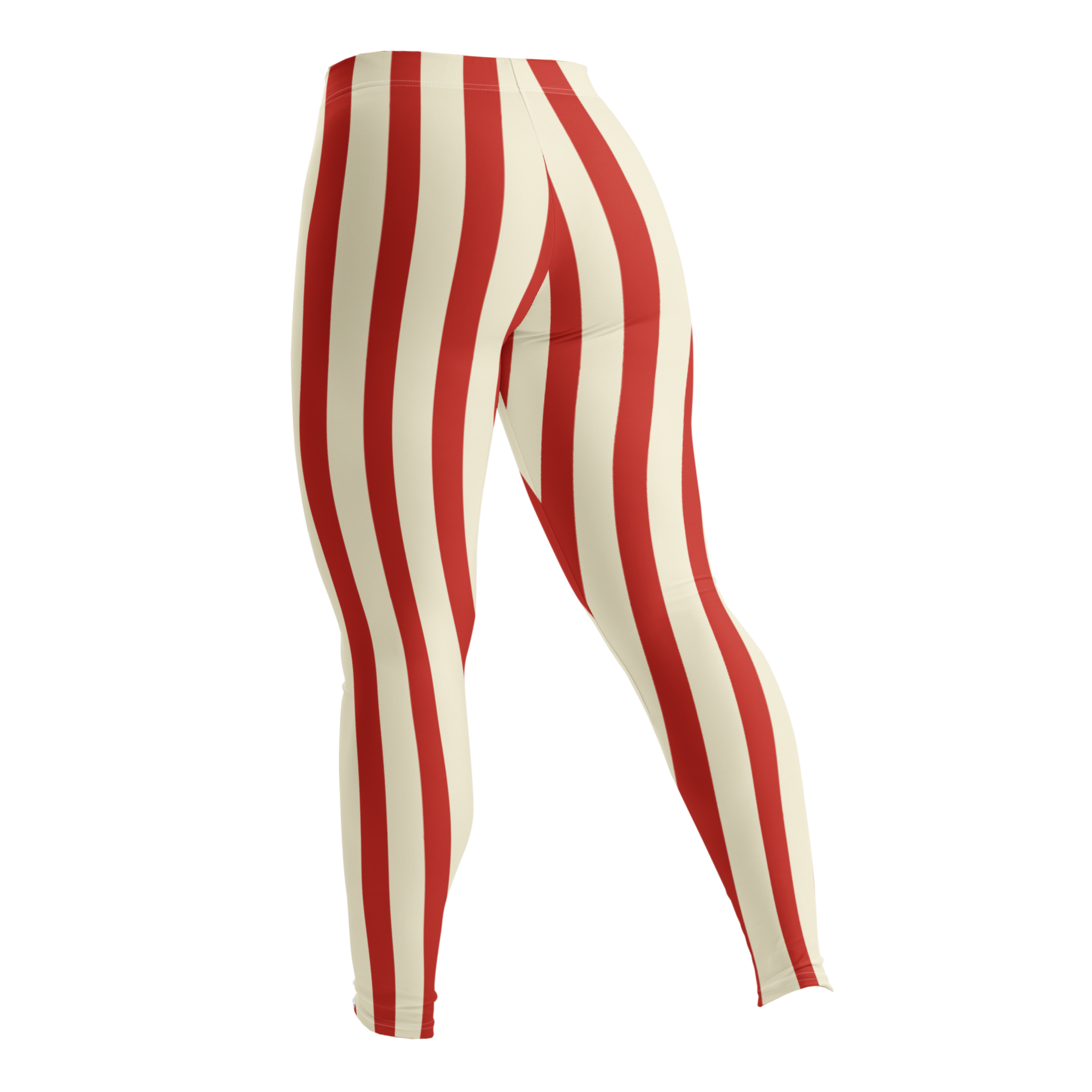 Studio-yeye-Bold-Stripe-Circuscore-Leggings-Red