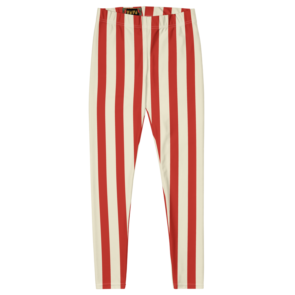 Studio-yeye-Bold-Stripe-Circuscore-Leggings-Red