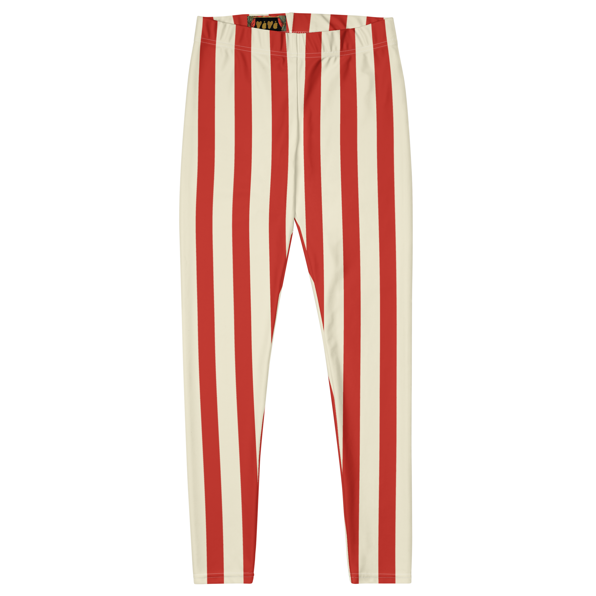 Studio-yeye-Bold-Stripe-Circuscore-Leggings-Red