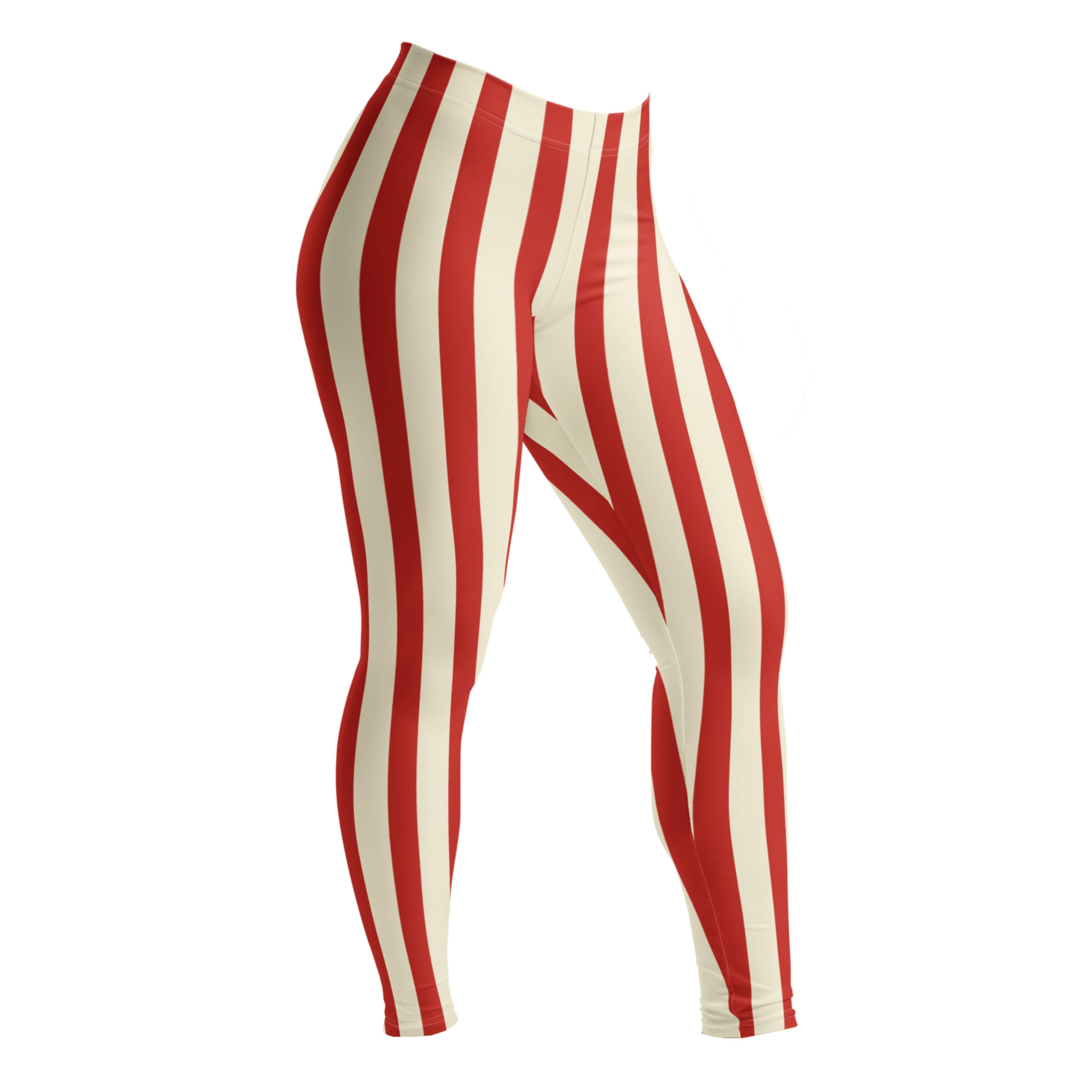 Studio-yeye-Bold-Stripe-Circuscore-Leggings-Red
