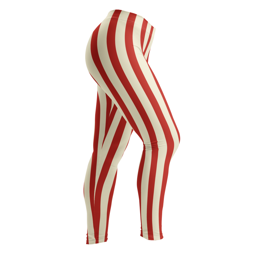 Studio-yeye-Bold-Stripe-Circuscore-Leggings-Red