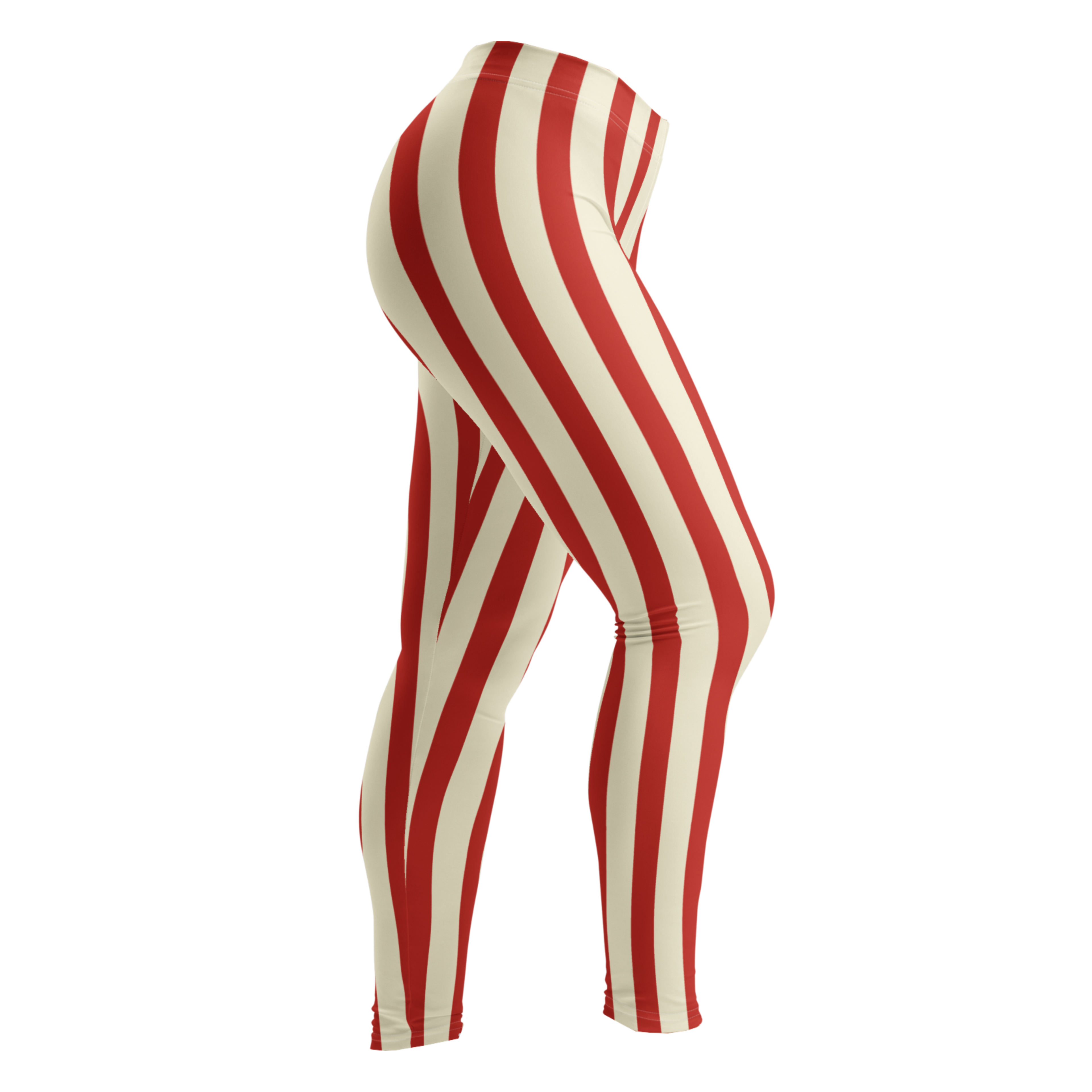 Studio-yeye-Bold-Stripe-Circuscore-Leggings-Red
