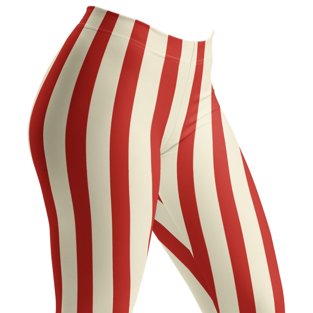 Studio-yeye-Bold-Stripe-Circuscore-Leggings-Red