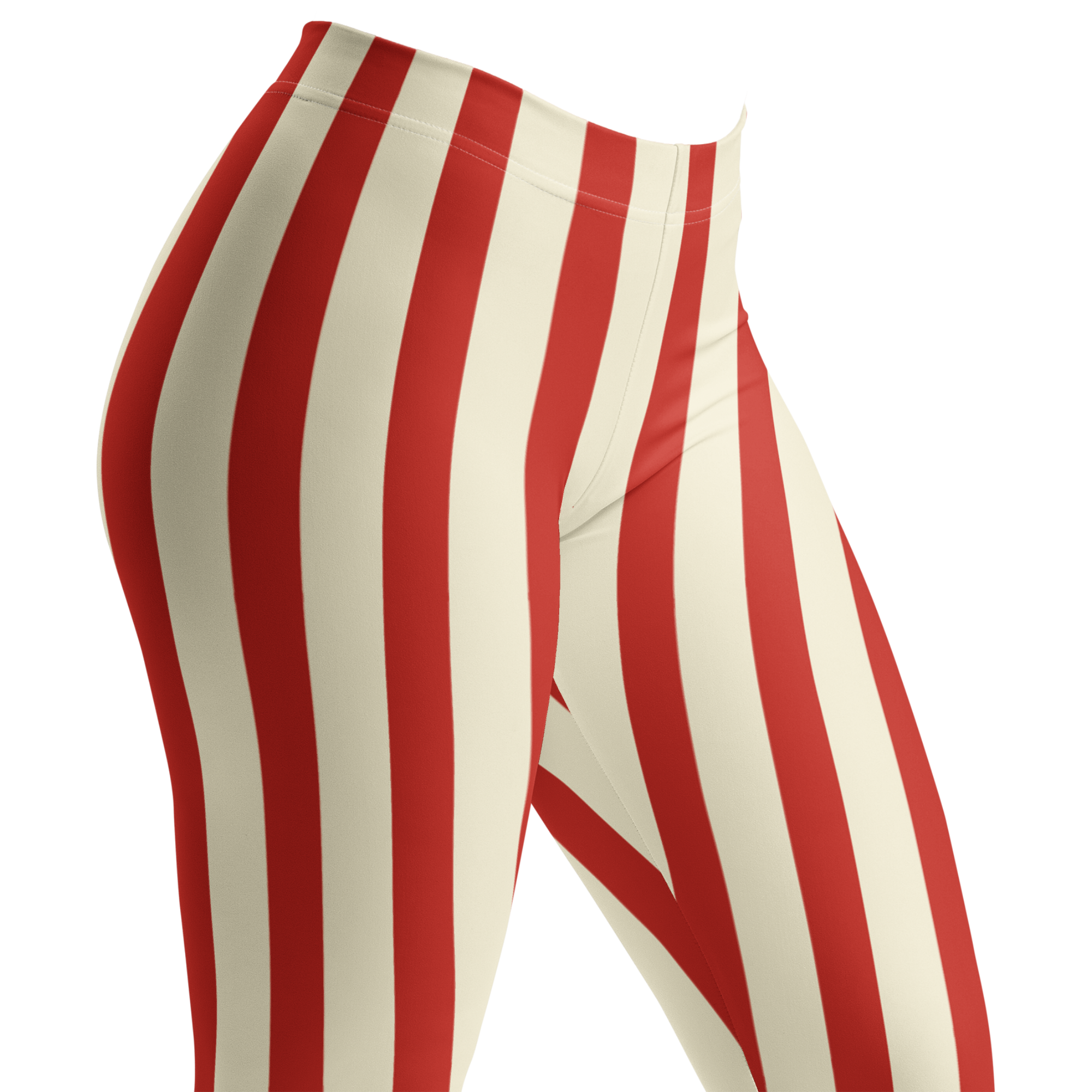 Studio-yeye-Bold-Stripe-Circuscore-Leggings-Red