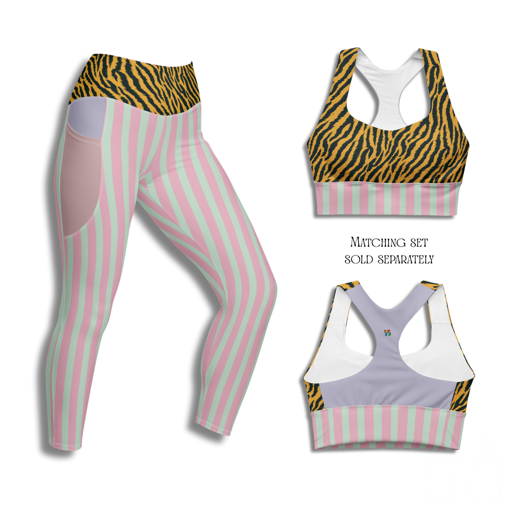 PRETTY IN TIGER Wireless Sport Bra