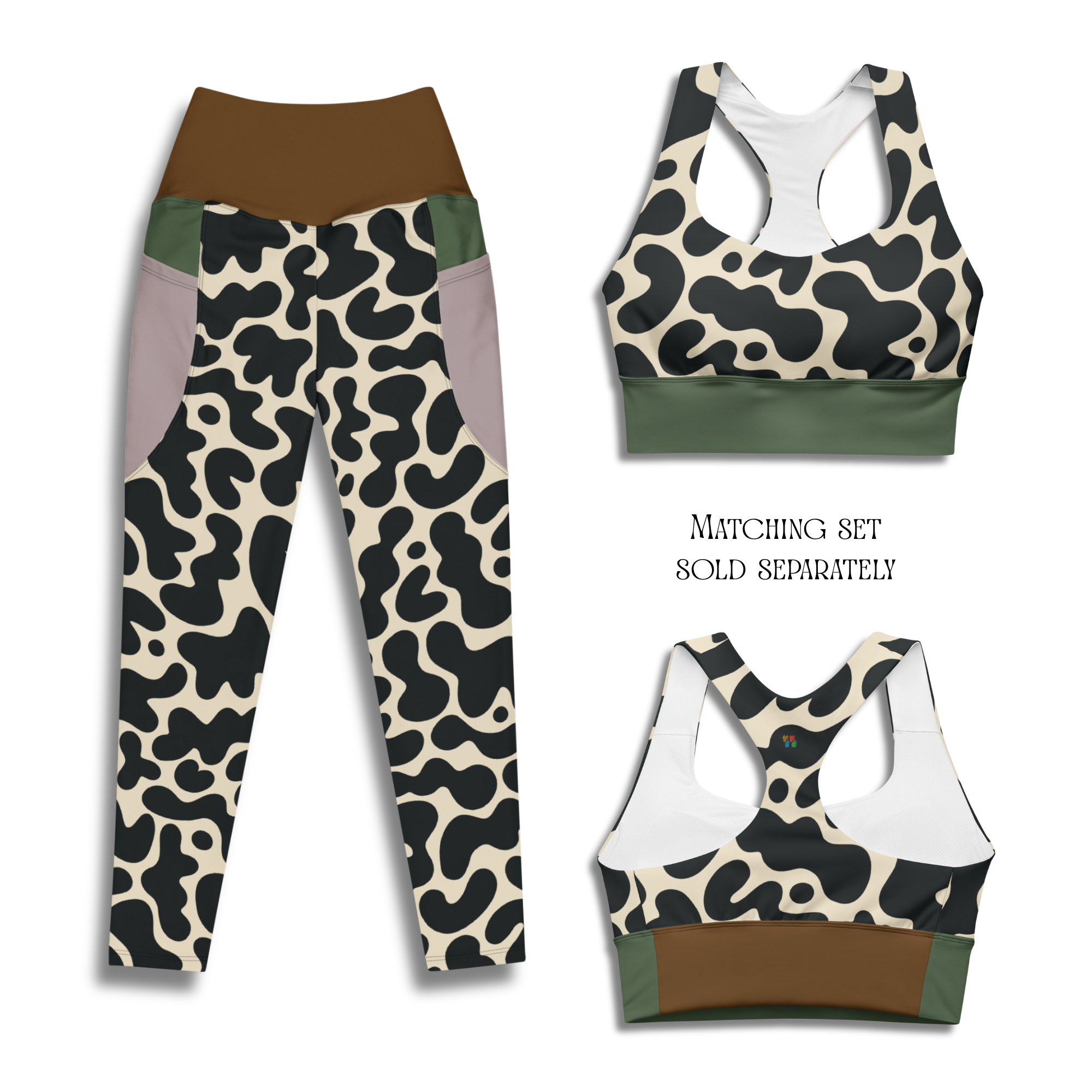 LEGGINGS À POCHES - FLOWER POP BAN 