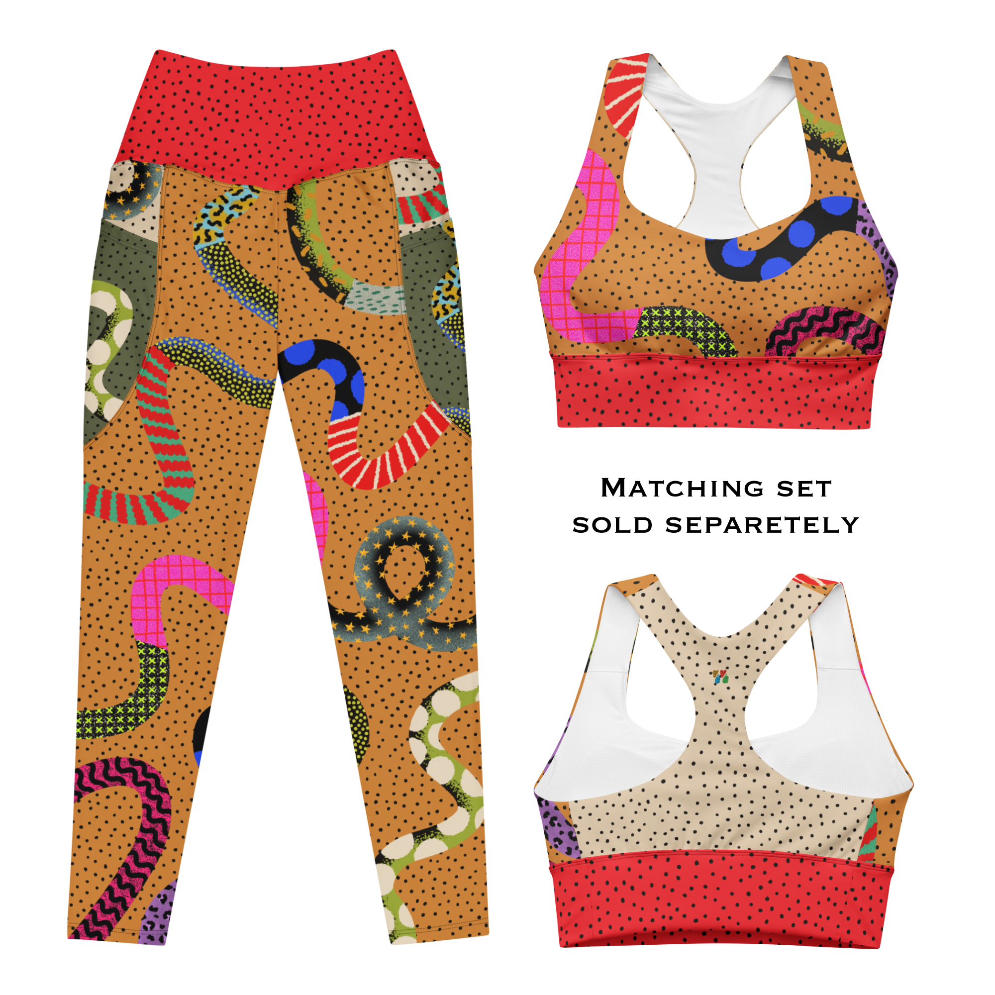 LEGGINGS À POCHES THE WIGGLES - MOUTARDE