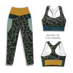 GOO GROOVE Wireless Sport Bra - ARMY GREEN