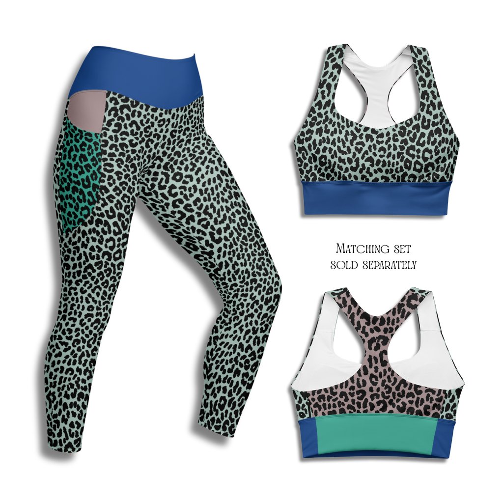 LEGGINGS À POCHES - FLOWER POP BAN 