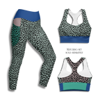 LEGGINGS À POCHES - FLOWER POP BAN 