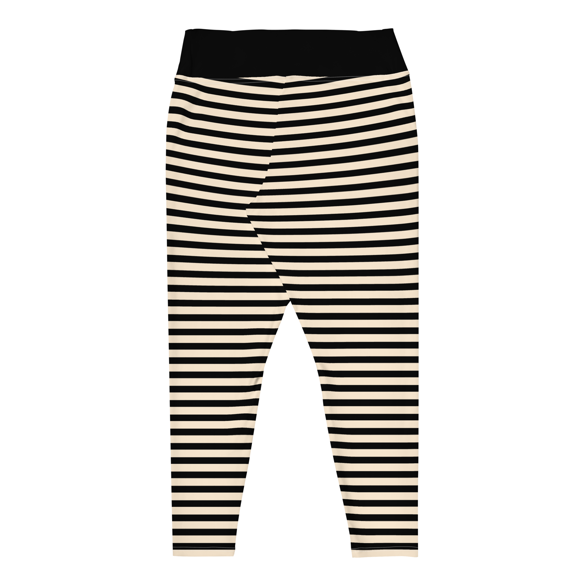 Gestreifte Leggings in Übergröße – TIM'S LILA & NEONGRÜN