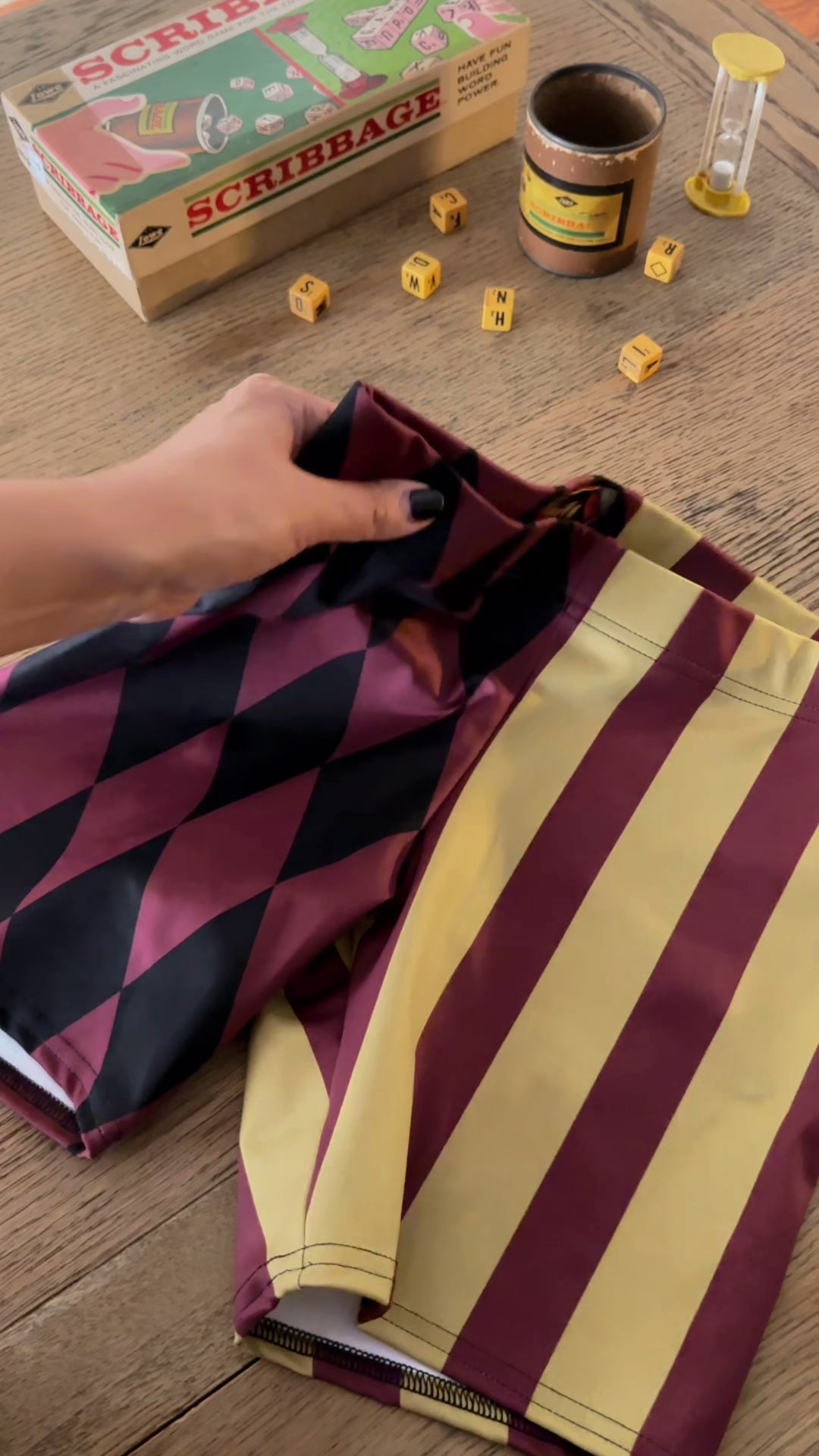 CIRCUS CIRCUS Leggings - SCHWARZ GESTREIFT
