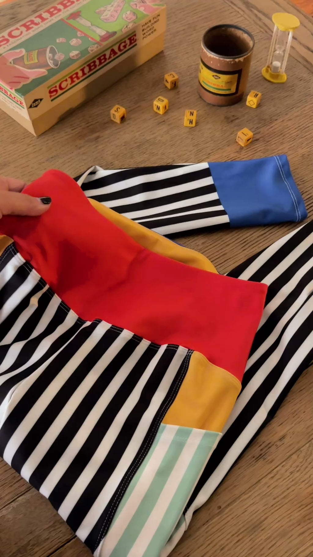 CARNIVAL STRIPE Pocket Leggings - CIRCUS COLOR MIX