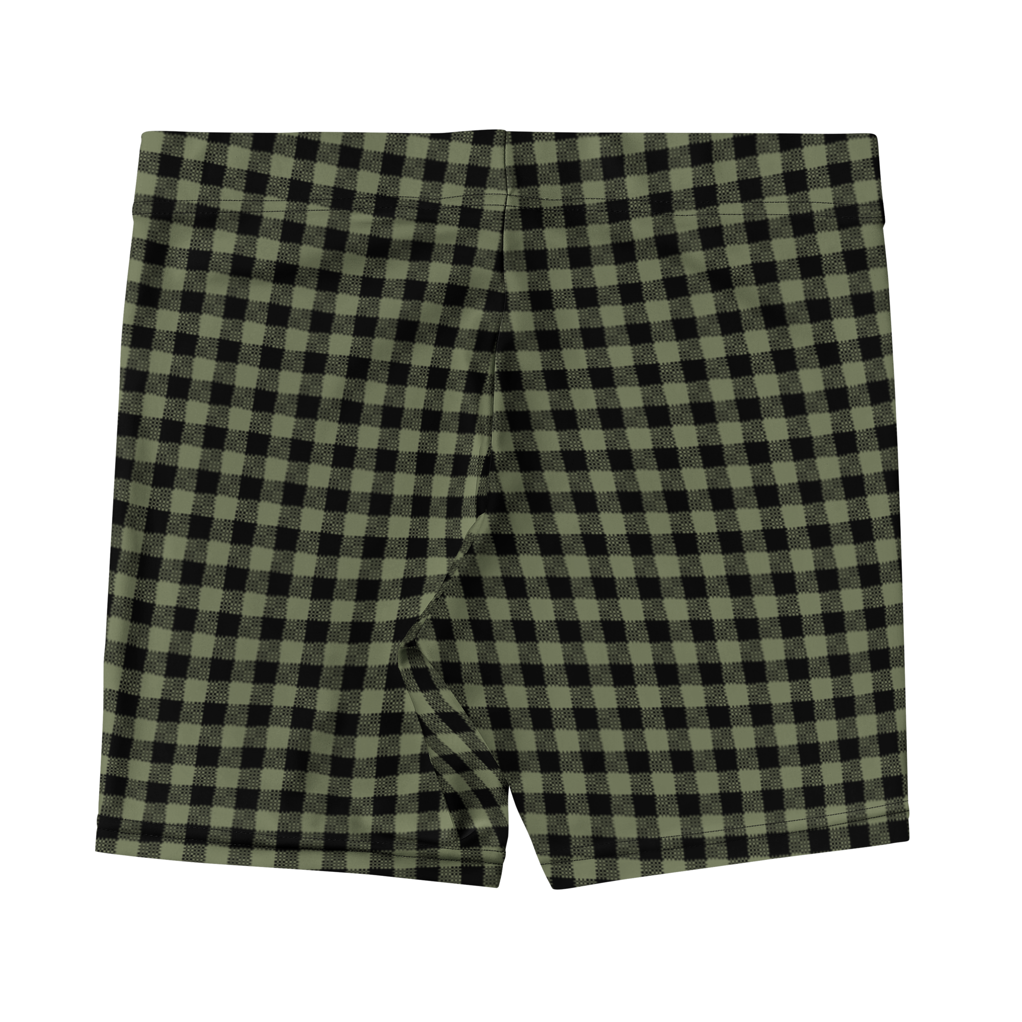 studio-yeye-bike-shorts-gingham-lover-moss-green-flat-back