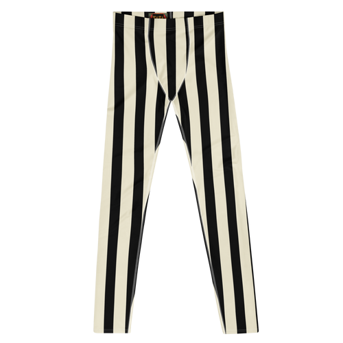 studio-yeye-circus-stripe-black-white-mens-leggings-front