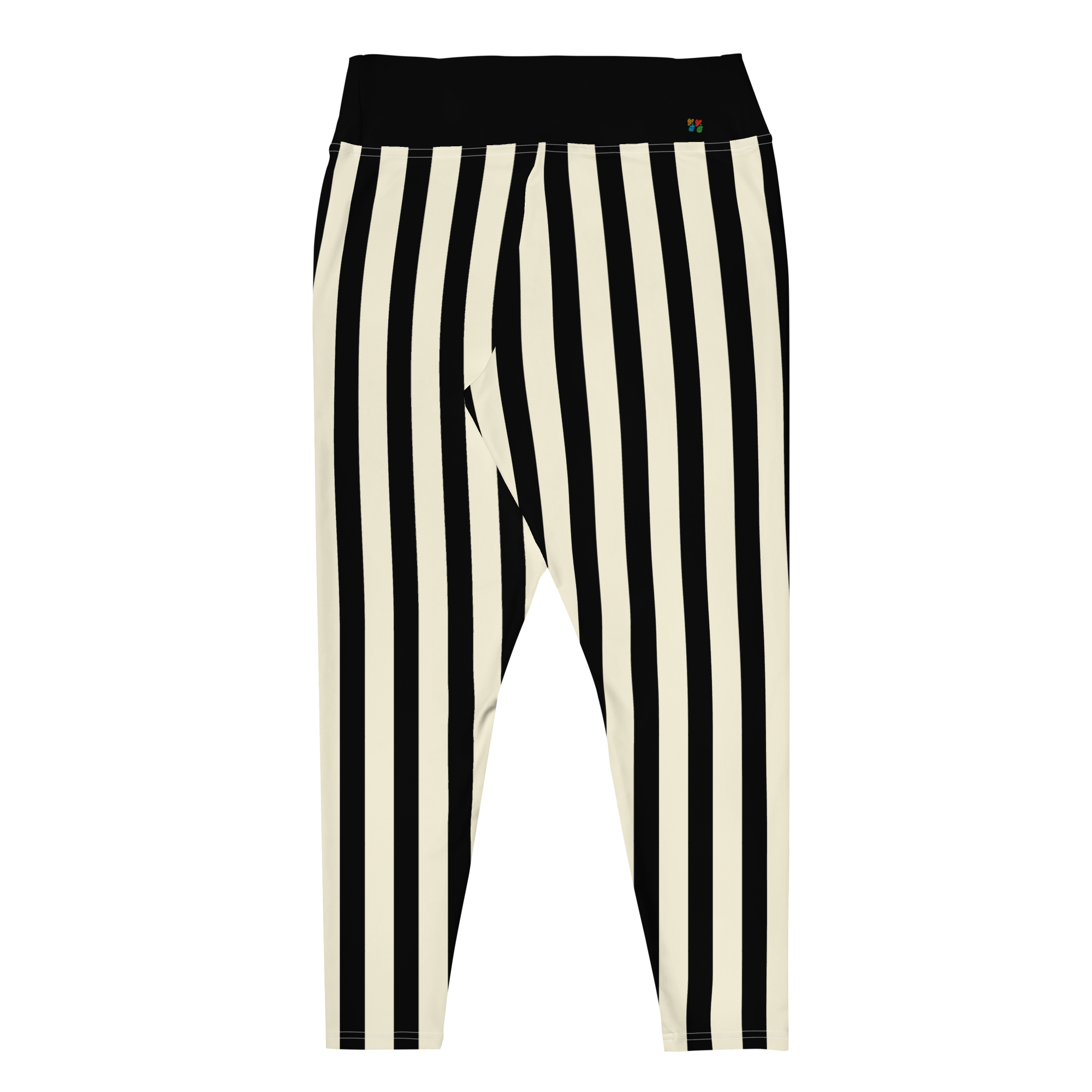 studio-yeye-circus-stripe-plus-size-leggings-black-white-flat-back