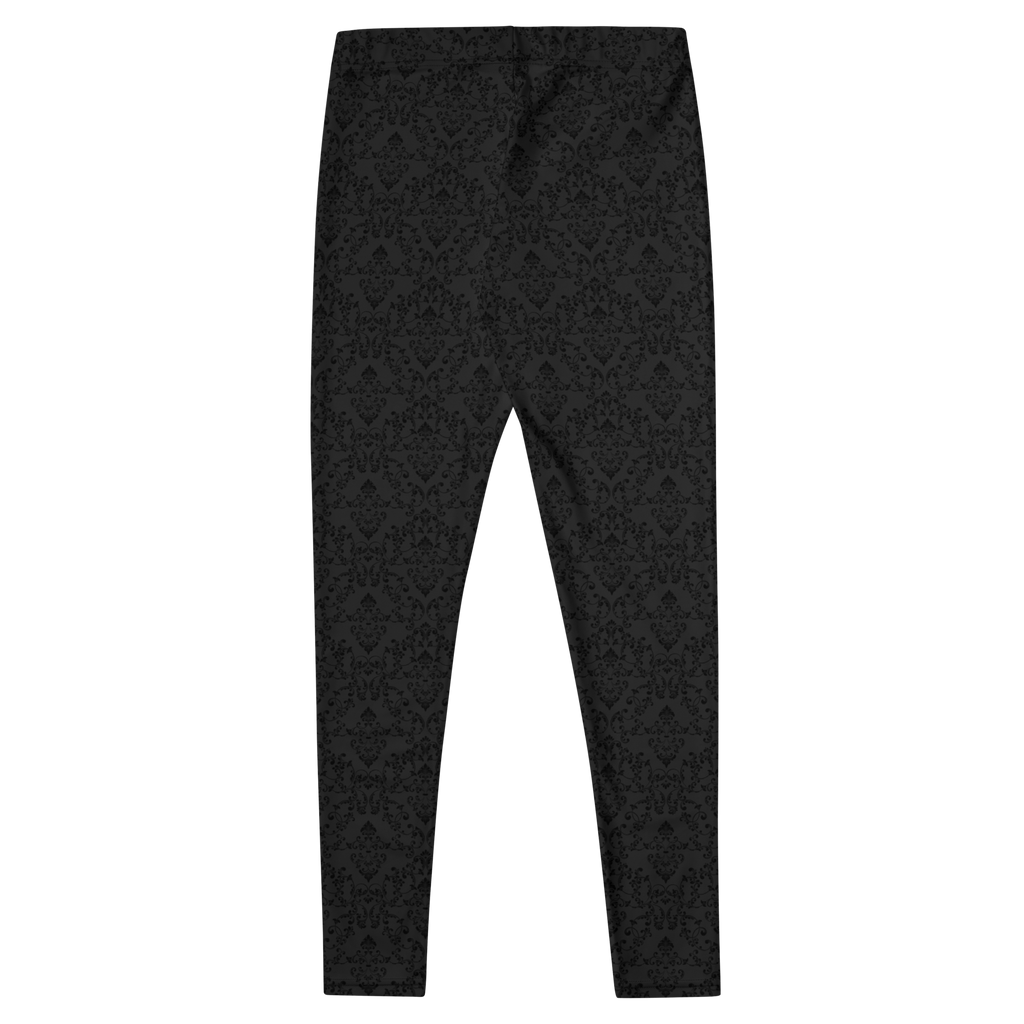 Dark gothic damask print leggings by YéYé