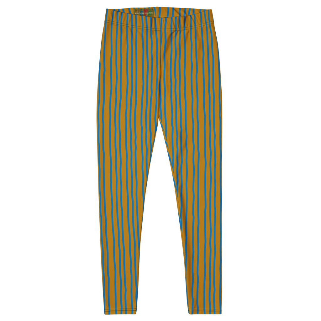 studio-yeye-doodle-stripe-leggings-mustard-blue-flat-front