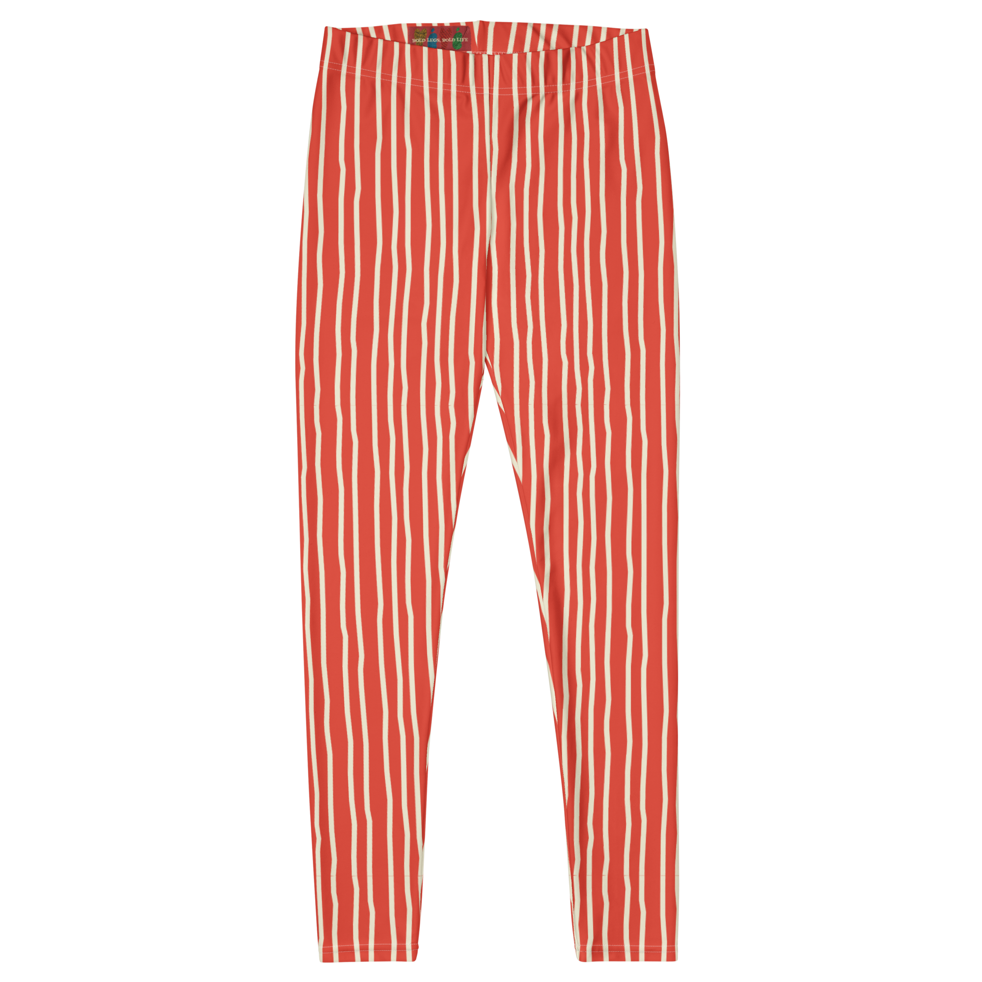 studio-yeye-doodle-stripe-leggings-red-cream-flat-front