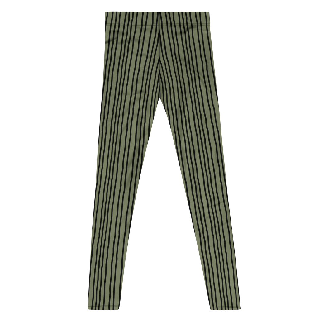 studio-yeye-doodle-stripe-mens-leggings-olive-green-black-back