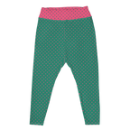studio-yeye-dotty-plus-size-legging-mint-green-pink-flat-front