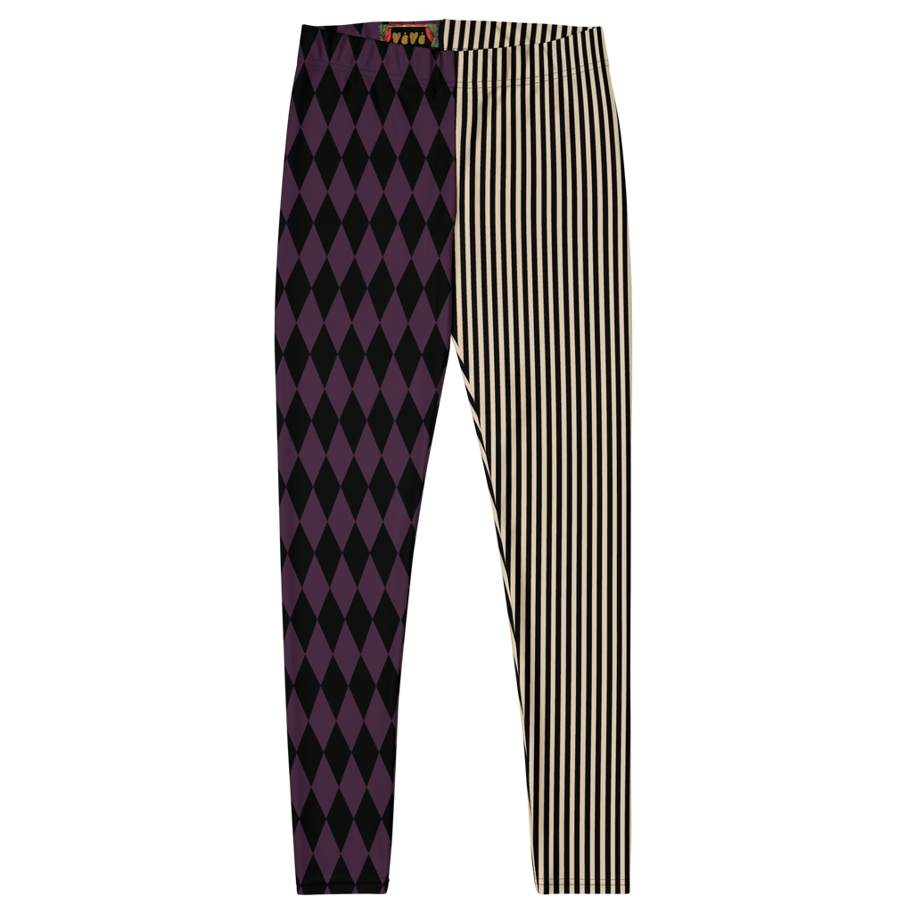 studio-yeye-fashion-leggings-pinstripe-jester-eggplant-flat-front
